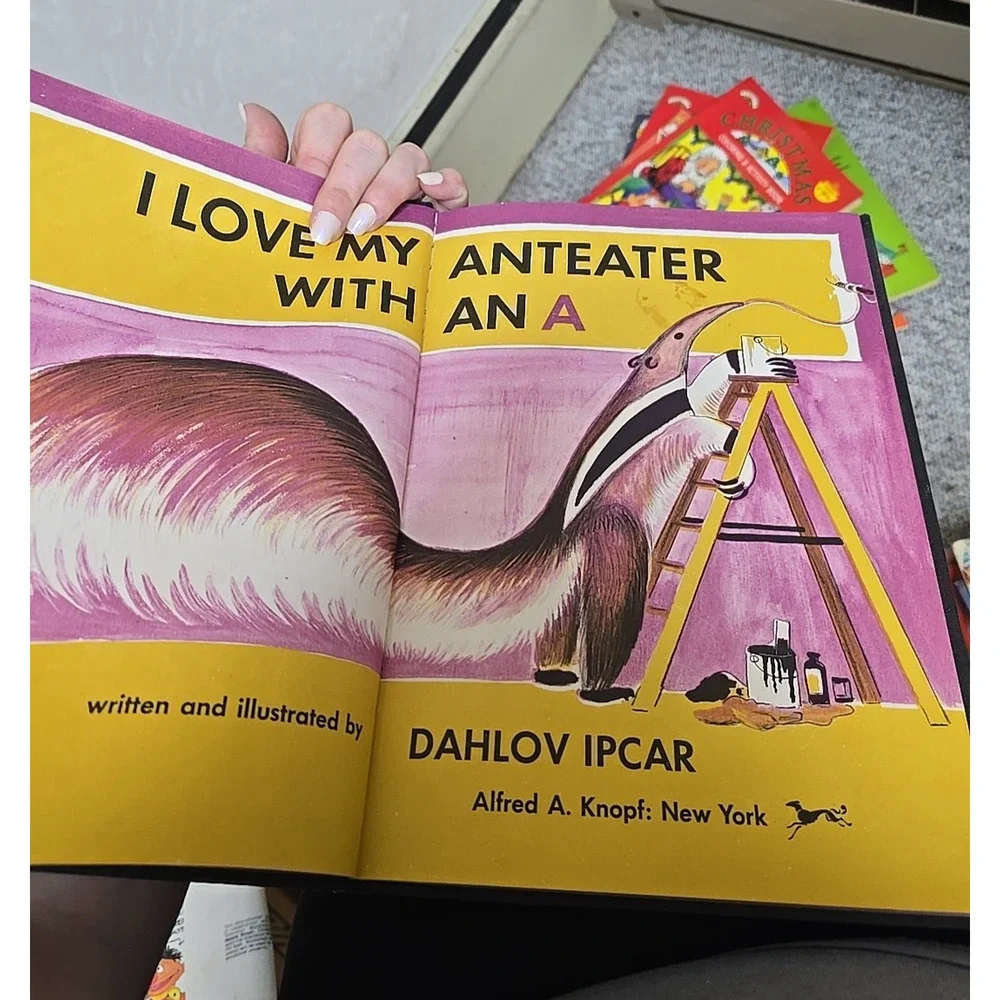 I Love My Anteater with an A Dahlov Ipcar First Edition First‎ Printing Scarce